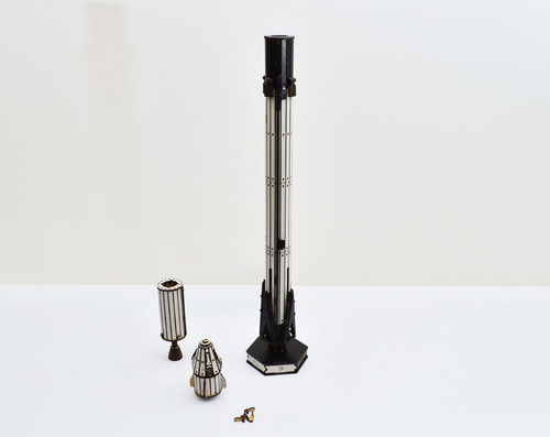 Rompecabezas 3d Cohete Falcon 9 Spacex Crew Dragon Maqueta