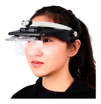 Comprar Lentes Lupa 4 Aumentos Luz Led Para Trabajos De Precisión