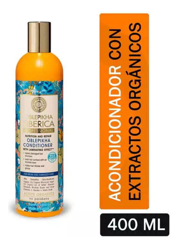 Acondicionador Cabello Debil Dañad Natura Siberica Oblepikha