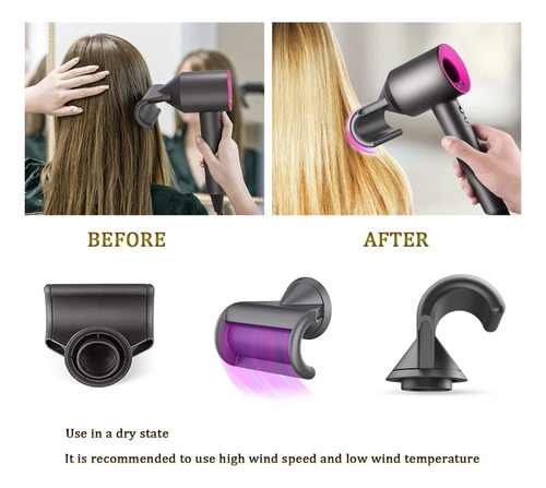 Boquilla De Pelo Antivuelo Para Secador Dyson Supersonic