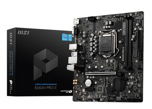 Imagen 1 de 6 de Mother Msi B560m Pro-e Lga1200