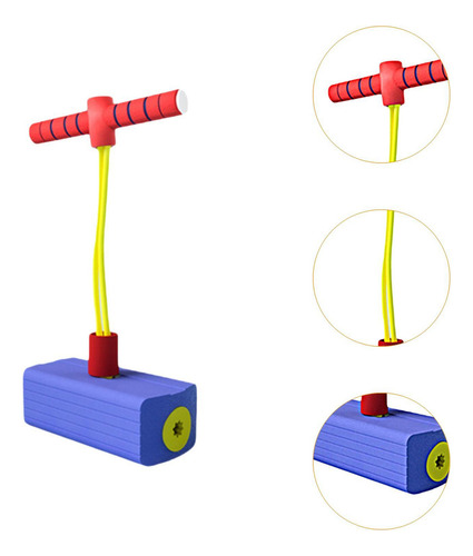 De Pogo Bouncer Saltando Brinquedo Para Crianças Forte Azul