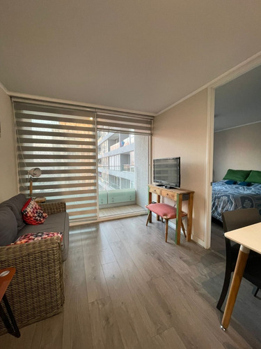 En Arriendo Dpto. De 1 Habitacion Amoblado Macul