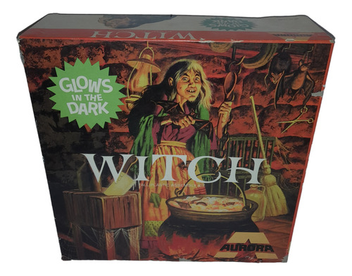 Witch Bruja Kit Plastimodelismo Aurora Escala 1/12 Año 1969 