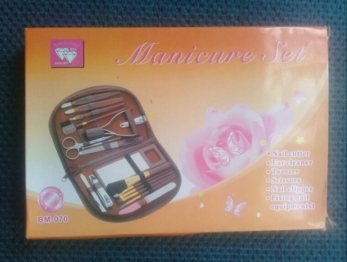 Imagen 3 de 4 de Manicure Set Pedicure 18 Piezas (kit De Viaje)