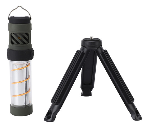 Linterna Led De Camping Con Ganchos Recargables Por Usb