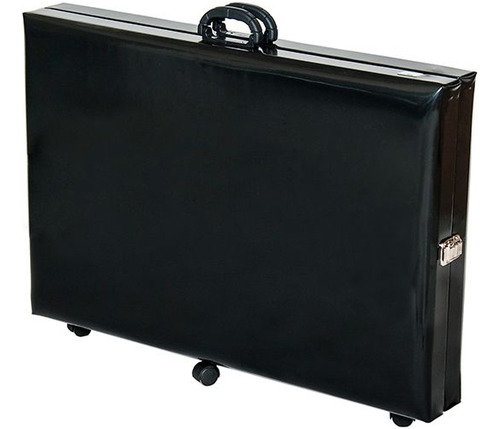 Maca Portátil Dobrável Alumínio Massagem Sf01 200kg Cor Preto