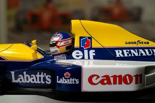 Minichamps F1 1/18 Williams Fw14 1991 Mansell Taxi Senna #5
