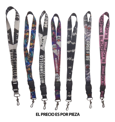 Lanyard Porta Credencial Naruto Totoro Pokemon Attack Titan