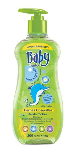 Caja X24 Baby Jabón Liquido Con Válvula 200ml Algabo