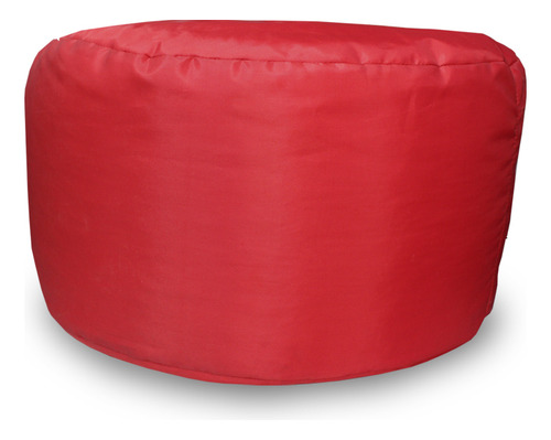 Puff Taburete Y Asiento Para Niños Nylon Resistente Color Rojo