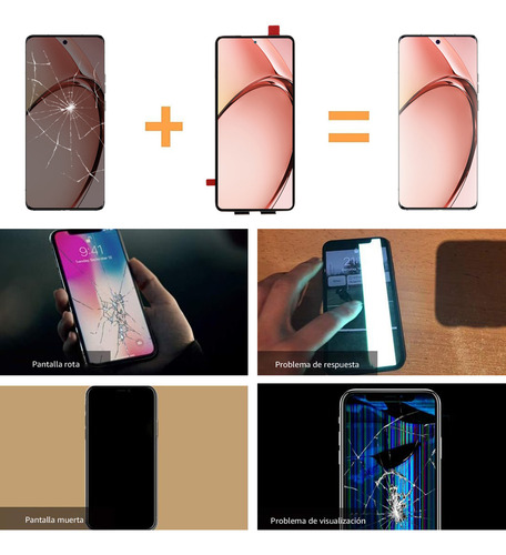 LL TRADER Pantalla Oled Para Motorola Edge 40 / Motorola Edge 40 Neo / Motorola edge 2023 XT2303 , XT2307
