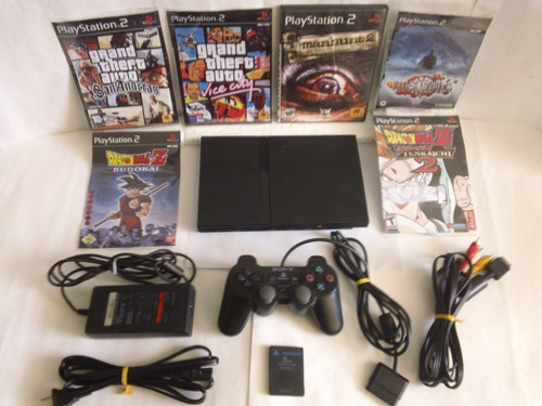 Playstation 2 Slim Chip Región Libre Lee Pal 4juegos Gratis