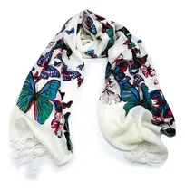 Comprar Pashmina Pañuelo Chalina Bufanda De Abrigo En Lanilla 