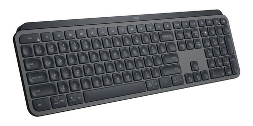 Imagen 2 de 5 de Teclado bluetooth Logitech Master Series MX Keys QWERTY español España color grafito con luz blanca