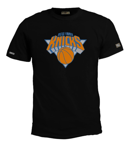 Camiseta Estampada New York Knicks Logo Basquet Hombre Bto