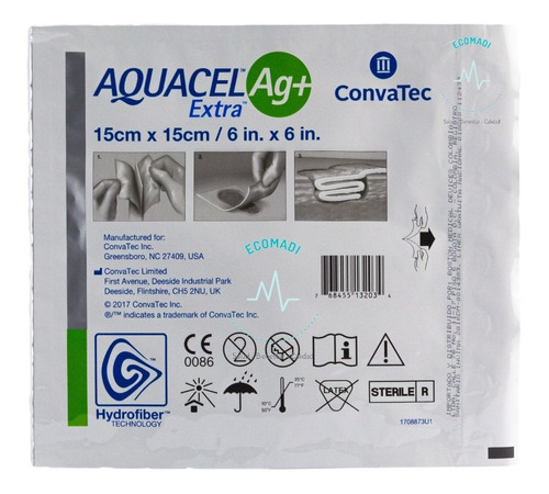 Aquacel Ag Extra 15cm X15cm Origi - Unidad a $65000