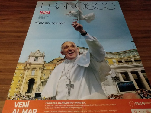 (s080) Poster Papa Francisco * 55 X 43