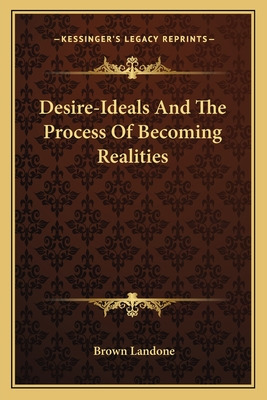 Libro Desire-ideals And The Process Of Becoming Realities...