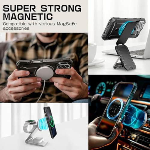 Capa Supcase Para iPhone 16 Pro Max Com Câmera