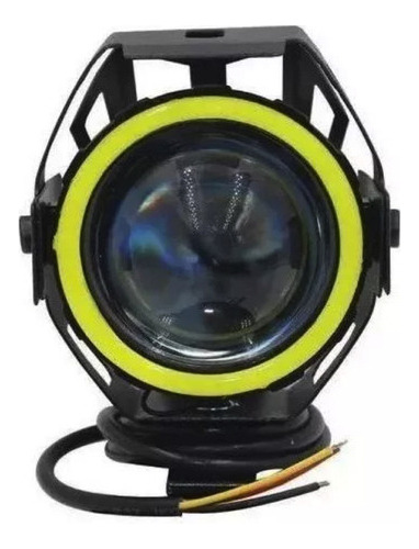 Faro Cree Led Auxiliar U7 Ojo Angel Lupa Moto