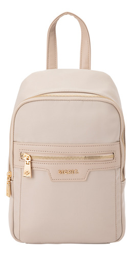 Mochila Secret Zurich Fw24 Beige M