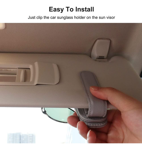 Paquete De 2 Clips Para Gafas De Sol Para Visera De Coche.