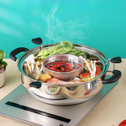 Olla Caliente Giratoria, Olla China Para Levantar, Plato A