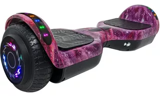 Hoverboard Patineta Electrica Bluetooth Luces Led Hoverstar Color Morado