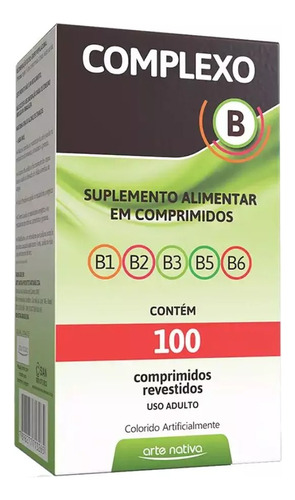 Vitamina Complejo B. B12, B1, B2, B3, B5, B6. Envío Gratis!