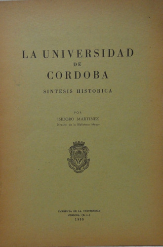 La Universidad De Cordoba Martínez 