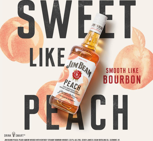 Whisky Jim Beam Peach 700 Ml Vol. Alc. 32.5%