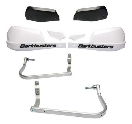 Cubre Manos Aluminio Bmw R 1200 Gs Lc Adventure Blancos