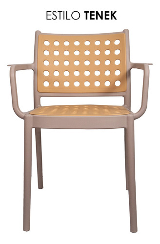 4 sillas minimalista Decoform Tenek moderna hogar exterior arena