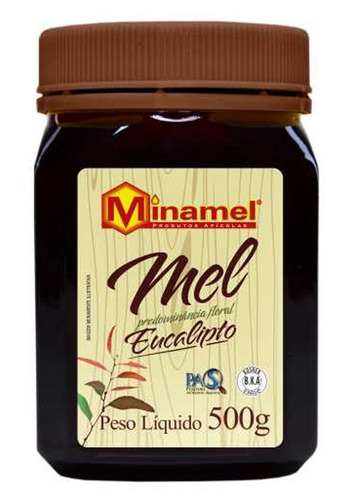 Mel Eucalipto - Minamel - Pote De 500gr