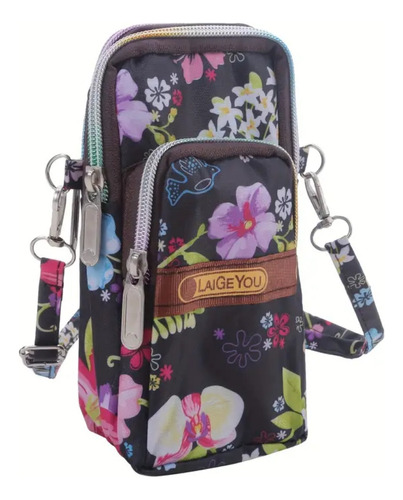 Bolso Bandolero Porta Teléfono Para Mujer