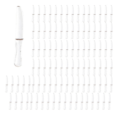 2 X 100 Uds 1/12 Vajilla Para Casa De Muñecas Juego De
