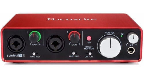 Focusrite Scarlett 2i2 2da Gen Pro Tools Ableton Garantia