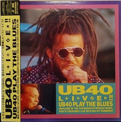 Laser Disc Ub40 Live Ub40 Play The Blues Importado