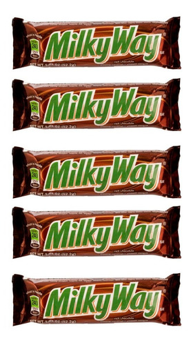 Pack 5 Chocolate Milky Way 52,2gr