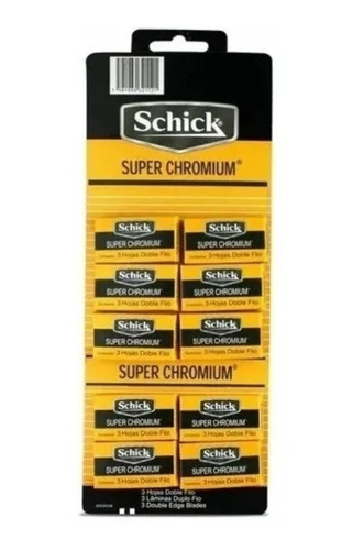 Schick Hoja Super Chromium 30 Unidades