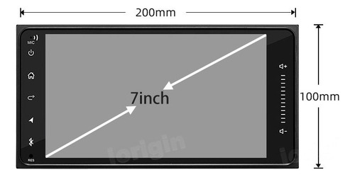 Z Pantalla Estéreo Para Toyota Corolla Rav4 Hilux Yaris
