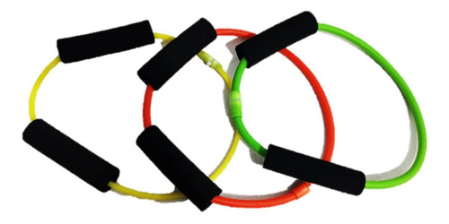 Pack 7 Pzs Banda Elastica Ligas De Tension Y Circulares Spor