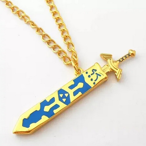 Collar La Leyenda De Zelda Link Master Sword Dorado  