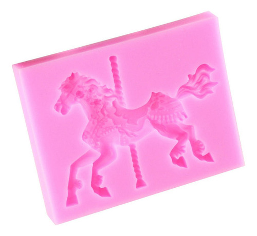 Tartas Para Fondants Novedad Caballos Carruseles De Silicona