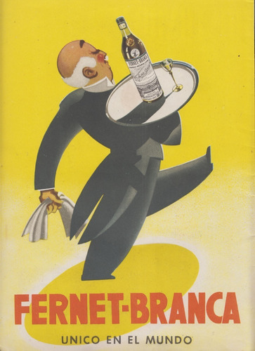 1952 Fernet Branca Hoja Publicidad Vintage Argentina  Bebida