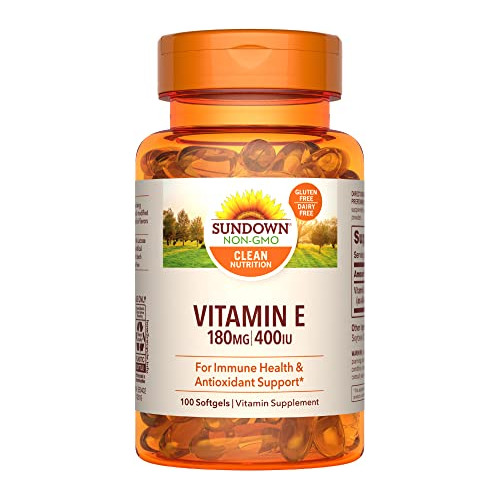 Vitamina E 400 Iu Softgels, Soporta La Salud Inmune Y 87mgx