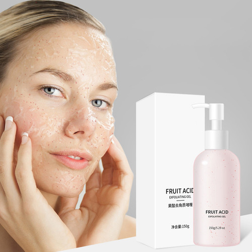 Gel Facial Exfoliante O Fruit, Limpiador Suave De Poros, Mo