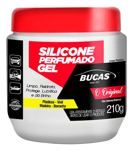 Silicone Automotivo Em Gel Bucas Pote 210g