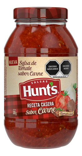3 Pzs Hunt's Salsa Para Pasta Carne 380gr